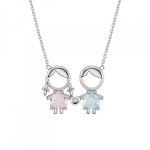 COLAR UNIKE GIRL PINK & BOY BLUE UK.CL.1110.0019