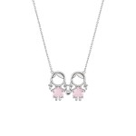 Unike Colar Mum Girl & Girl Pink UK.CL.1110.0021