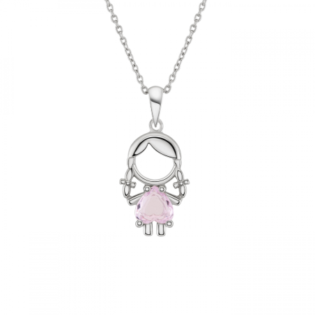 COLAR UNIKE GIRL PINK UK.CL.1110.0022