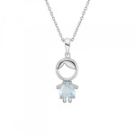 COLAR UNIKE MOM BOY BLUE UK.CL.1110.0023