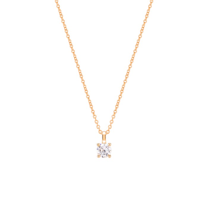 Colar Unike Classy Solitaire Gold UK.CL.1204.0258