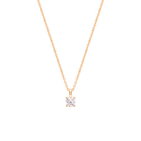 Colar Unike Classy Solitaire Gold UK.CL.1204.0258