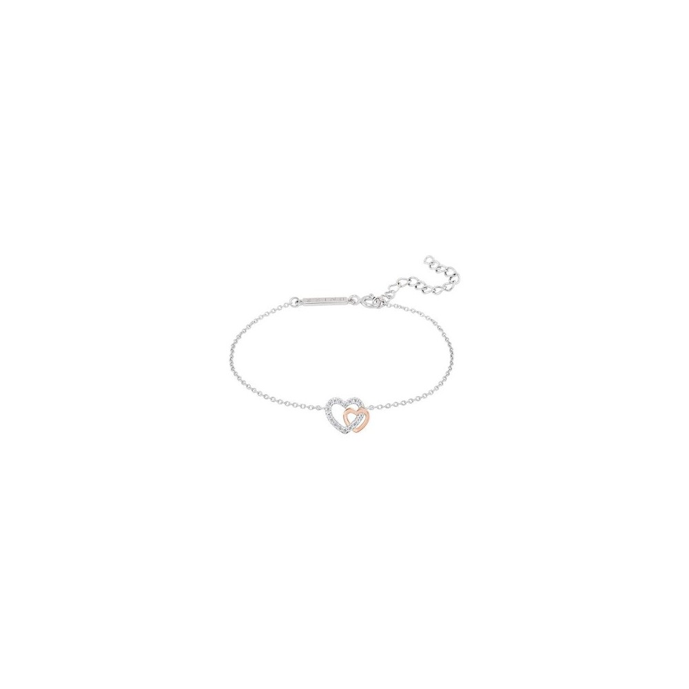 Pulseira Unike Jewellery Classy Two Hearts UK.PU.1204.0056