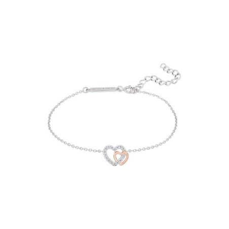 Pulseira Unike Jewellery Classy Two Hearts UK.PU.1204.0056