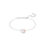 Pulseira Unike Jewellery Classy Two Hearts UK.PU.1204.0056