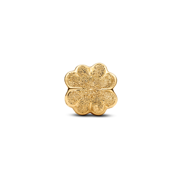 Mini Conta flor dourada texturada 764047C00