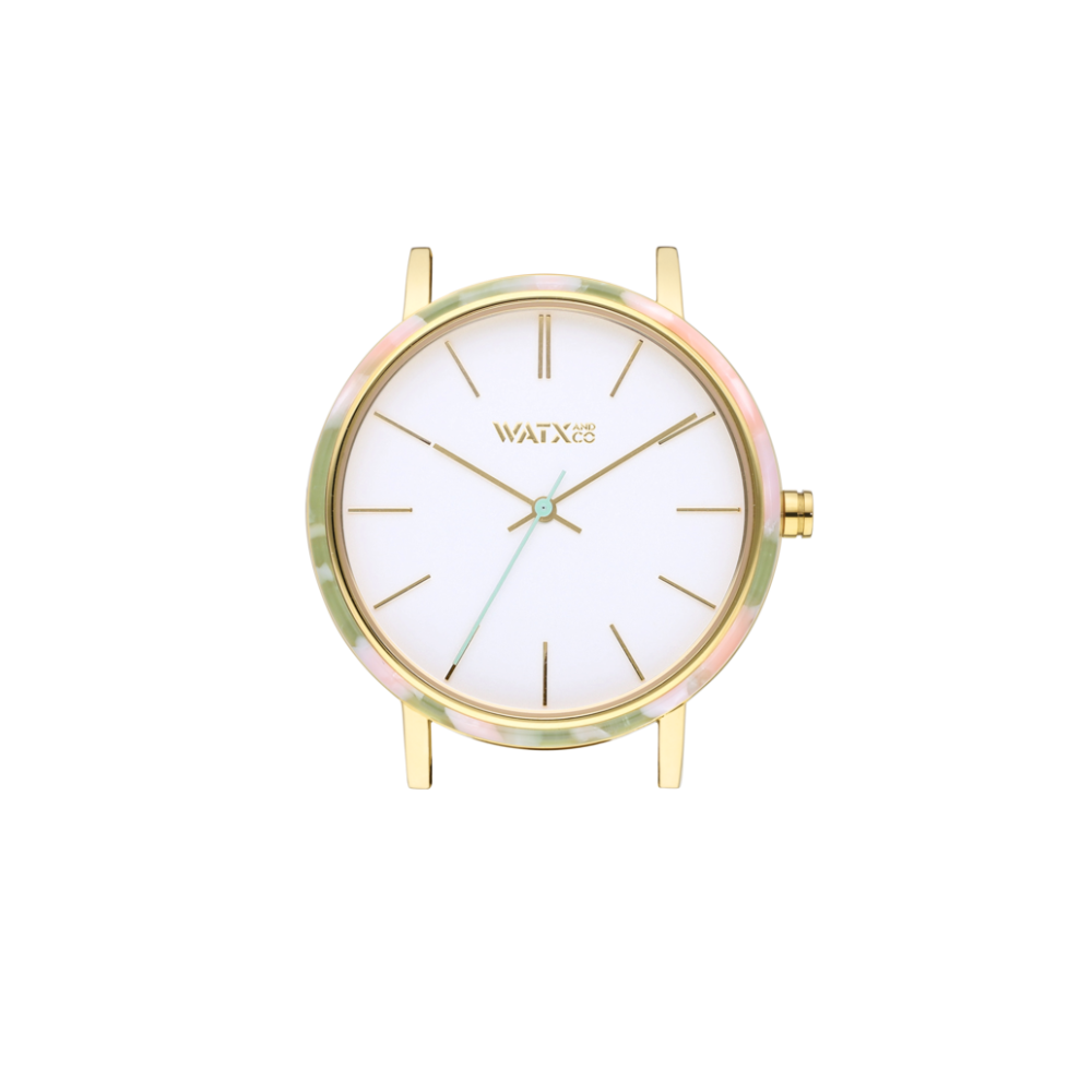 Analogic Marble / Green&Pink / 38mm