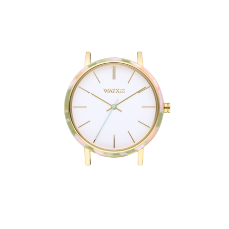 Analogic Marble / Green&Pink / 38mm