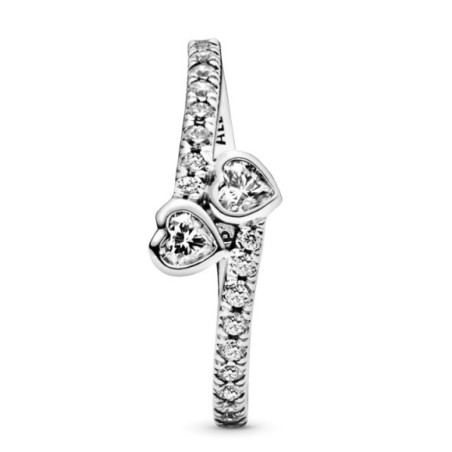 Pandora Anel Two Sparkling Hearts 191023CZ