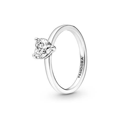 Anel Sparkling Heart Solitaire 191165C01