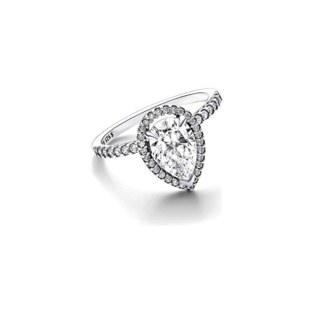 Anel Pandora Sparkling Pear Halo 193012C01