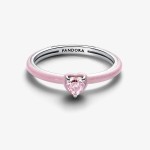 Anel Pandora ME Pink Chakra Heart 193088C02