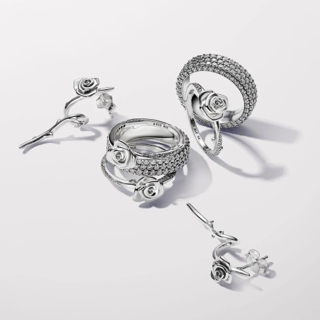 Anel Pandora Rosa em Flor 193215C01-56