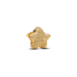 Mini Conta estrela dourada texturada 764050C00