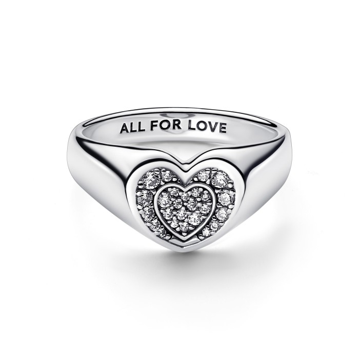 Anel Signet Radiant Heart 192491C01