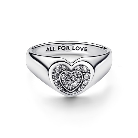 Anel Signet Radiant Heart 192491C01