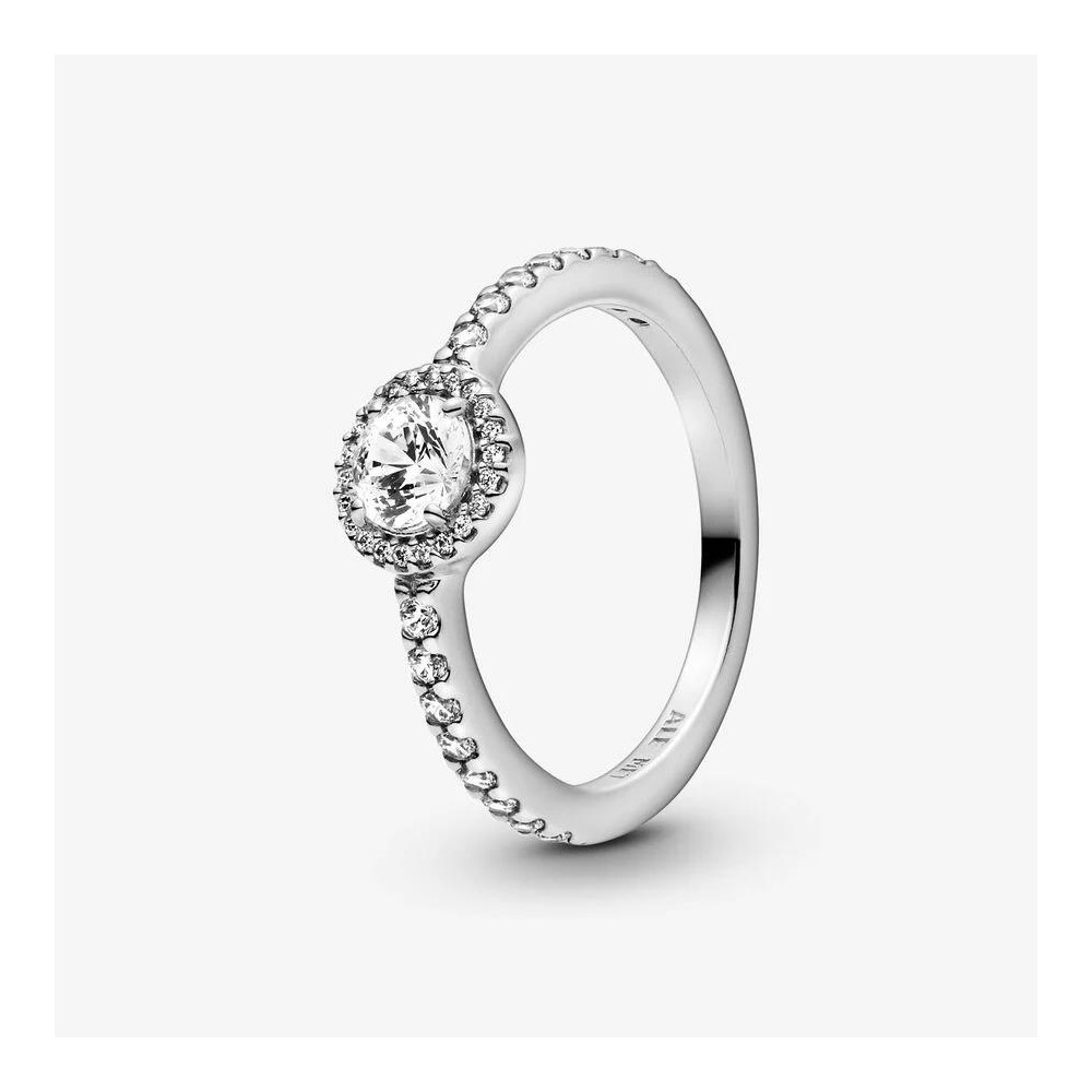 Anel Pandora Classic Sparkle Halo 198864C01-50