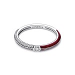 Anel Pandora ME Pavé & Red 192528C01