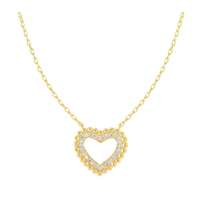 LOVECLOUD COLAR, NOMINATION, CORAÇÃO, DOURADO 240512/008