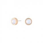 THJ ICONIC CIRCLE BRINCOS DOURADO ROSA