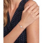 THJ HANGING HEART PULSEIRA PRATEADA