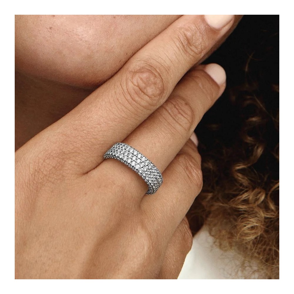 Pandora Anel Pandora Timeless Pavé Triplo 192634C01