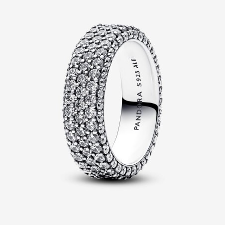 Pandora Anel Pandora Timeless Pavé Triplo 192634C01