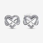 Pandora Brincos Sparkling Infinity Heart 292667C01