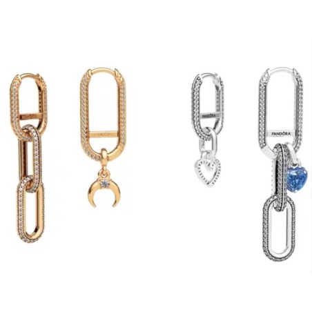 Pandora ME Brinco Individual Elo Pavé Longo 292796C01