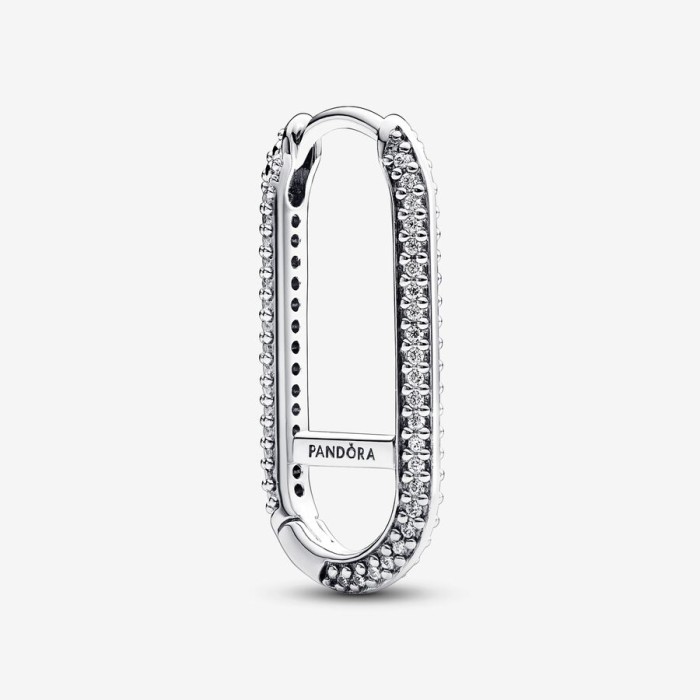 Pandora ME Brinco Individual Elo Pavé Longo 292796C01