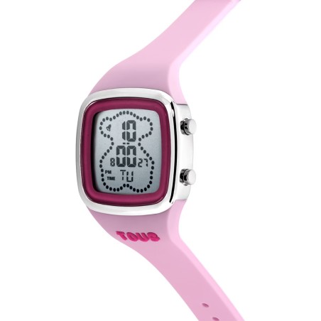 Relógio Tous B-TIME SS Silicone Rosa 3000131400