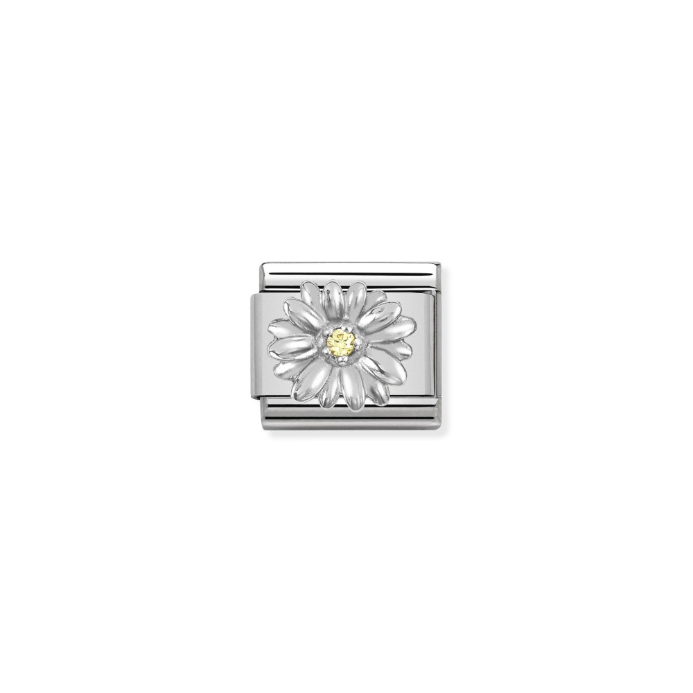 NOMINATON CHARM LINK CLASSIC SYMBOLS DAISY