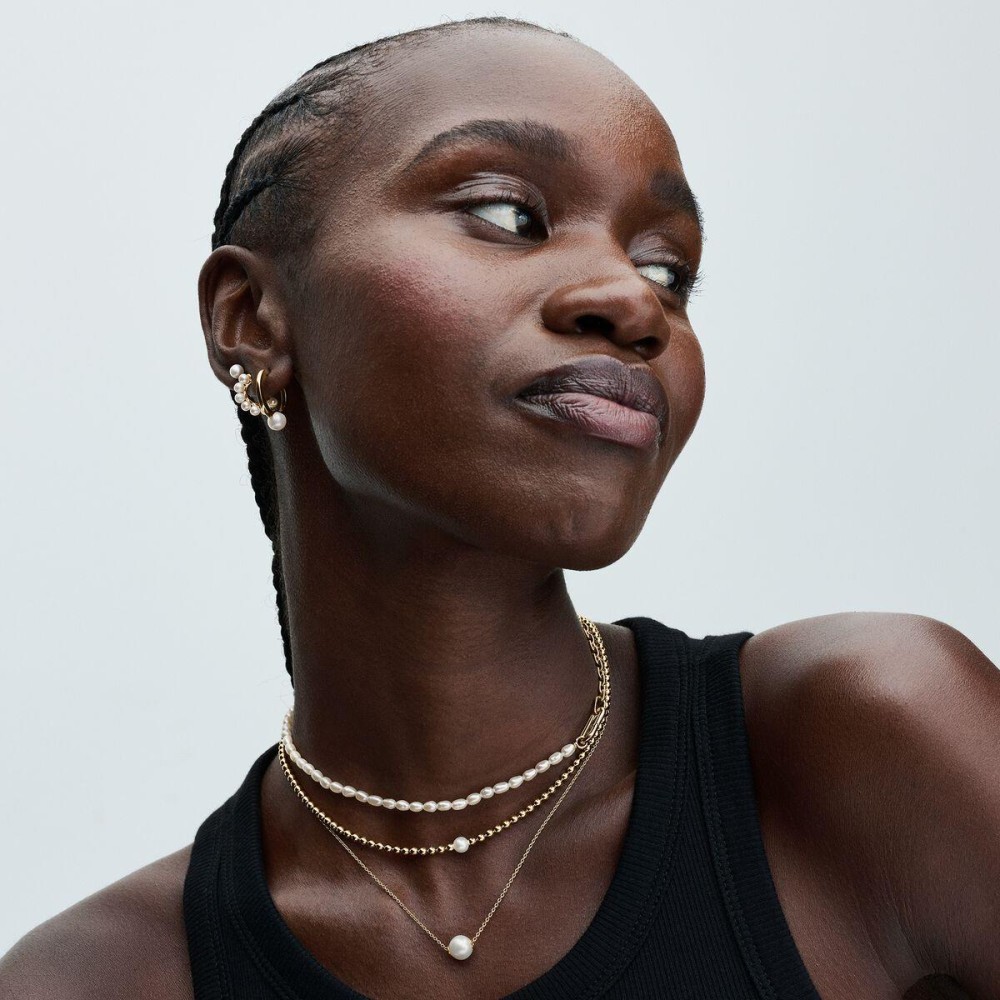 Colar Pandora Treated Freshwater Cultured Pearl 363167C01-45