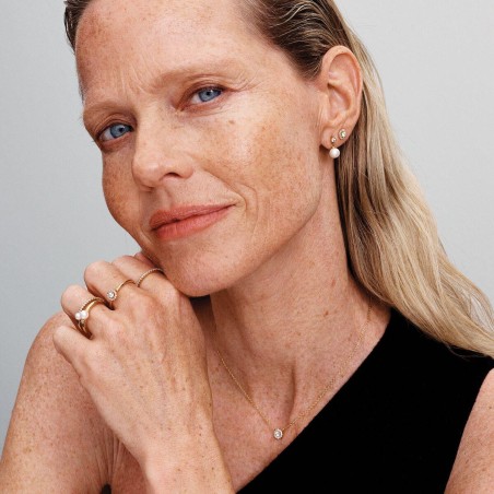 Colar Pandora Pendente Auréola Redonda Pavé 363548C01-45