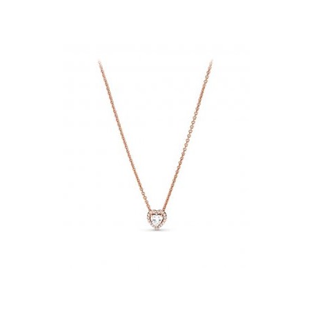 Colar Rose Sparkling Heart