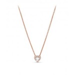 Colar Rose Sparkling Heart