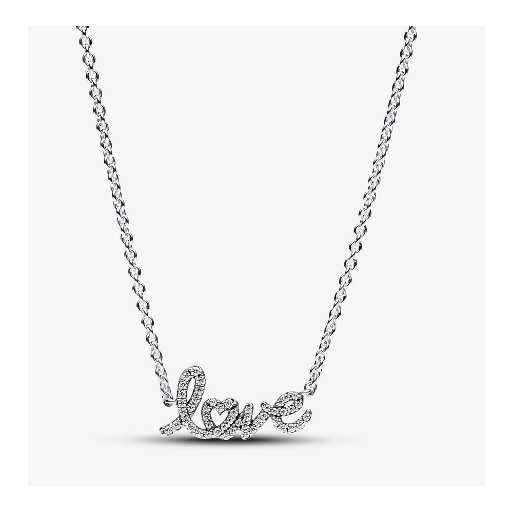 Colar Sparkling Handwritten Love 393076C01