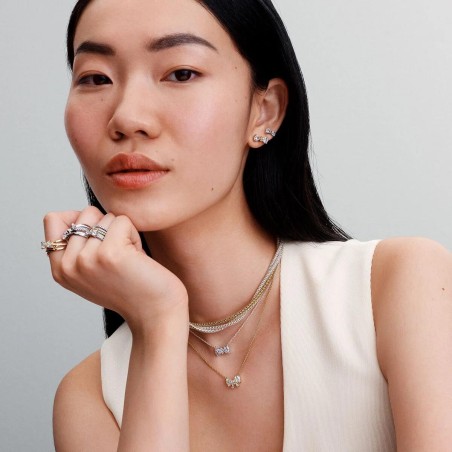 Colar Pandora Laço Brilhante 393509C01-45