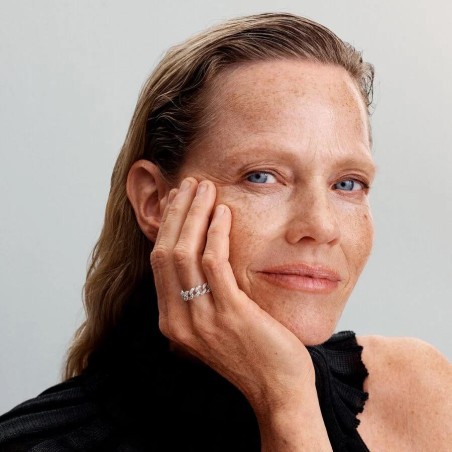 Anel Pandora de Corrente Cubana Pavé 193557C01-54