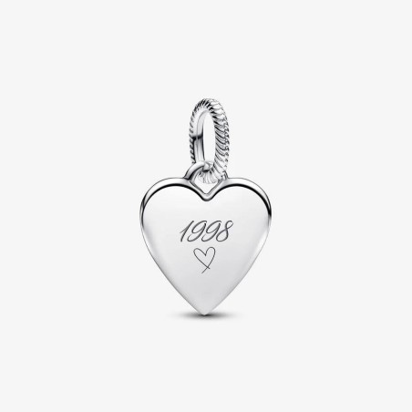 Pendente Pandora Barra Coração Gravável