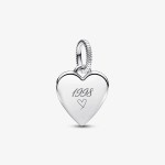 Pendente Pandora Barra Coração Gravável