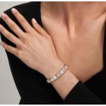 Link Nomination Classic Oval Facetado Branco 430603/010